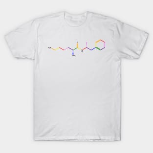 Vyvanse Molecule Rainbow Chemistry T-Shirt